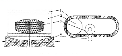 鼓形調(diào)偏滾筒結(jié)構(gòu)示意圖